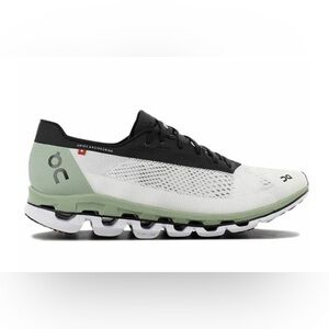 On Running Women's Sneakers - Black, White, Green